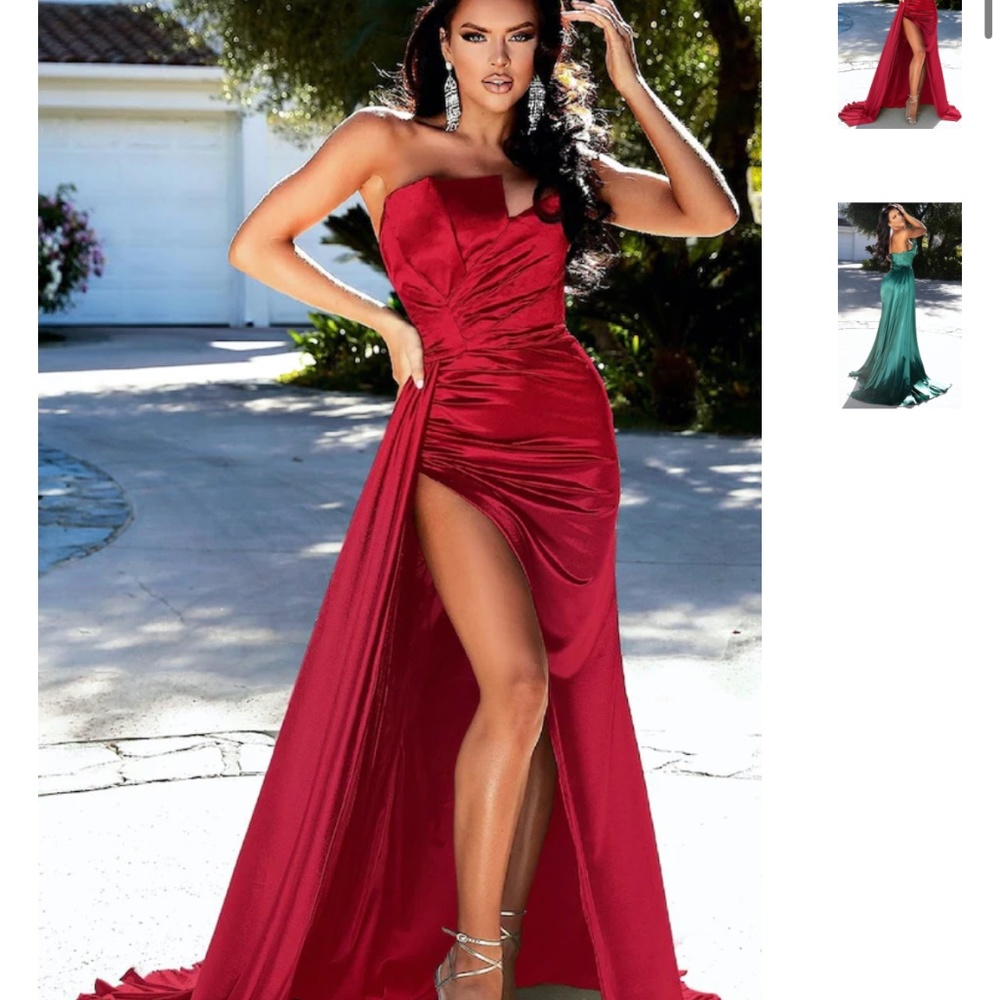 Morgan Satin Gown ModaGlam Boutique